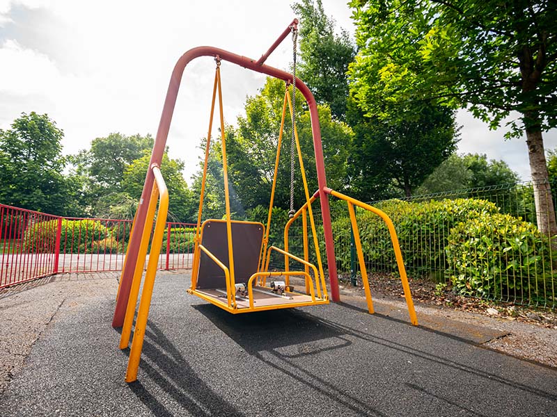 wheelchair swing at emerald park