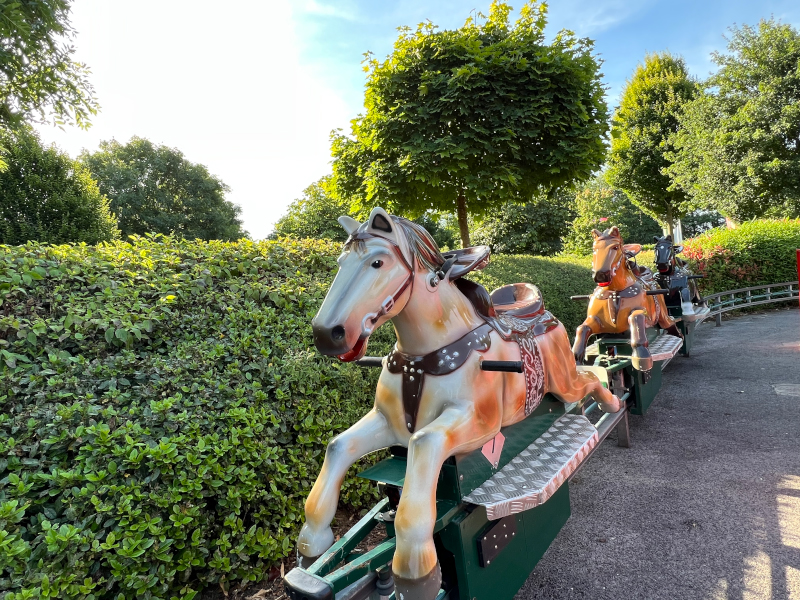 The pony tail ride at Emerald park