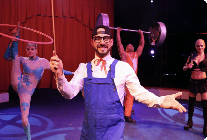 robert fossett circus performer at emerald park