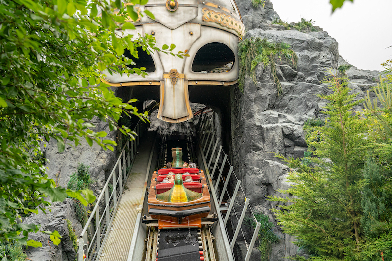 entrance of viking voyage ride