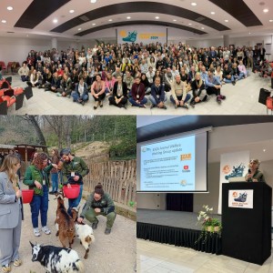 An animal welfare forum as part of EAZA. A group photo with members